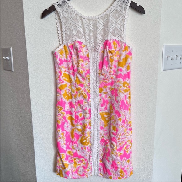 Lilly Pulitzer Sofia Shift Dress in Oh La La size 4 - Picture 3 of 8